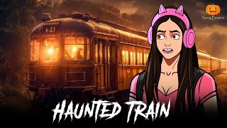 Haunted Train  Bhutia Train  Scary Pumpkin  Hindi Horror Stories  Animated Stories [upl. by Kirkpatrick]