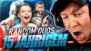 RANDOM DUOS mit 15 JÄHRIGEM🤣  Fortnite  SpontanaBlack [upl. by Harikahs]