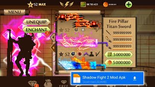 Shadow Fight 2 Mod  Sf2 New Titan Sword Power Full [upl. by Meilen]