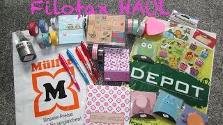 XXL Filofax Haul [upl. by Anelrahc]