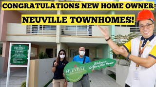 Neuville Townhomesaffordable townhouse near manila House Tripping and Reservation Process [upl. by Odinevneib311]