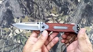 Navaja BROWNING USA modelo 364 semiautomatica folding knife [upl. by Ahsinek]