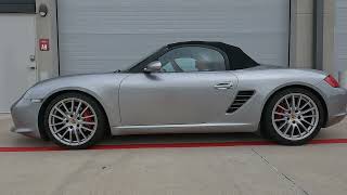 2008 Porsche Boxster RS60 Spyder convertible top operation [upl. by Schlicher]