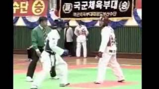 Korean TKD Nationals Army Fly Weight Semifinals [upl. by Kubis62]