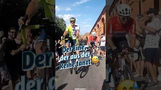 WheelieContest bei der Tour de France 😅  Sportschau shorts [upl. by Neram]