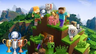 Minecraft troféu A MENTIRA e bibliotecário [upl. by Bidget]