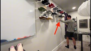 Floating Shoe Display Shelves  Honest Review and Install [upl. by Sorenson]