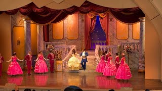 Beauty and the Beast Live on Stage Show Hollywood Studios in 4kWalt Disney World 72224 disney [upl. by Etnohs]