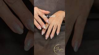 Nail refill nail art design shyexnails youtube youtubeshorts [upl. by Willette]