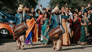 Drummers Delight  Dhol Players  The ULTIMATE Wedding Entrance [upl. by Anstus]