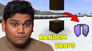 Minecraft But Block Drops Are Random [upl. by Anotal]