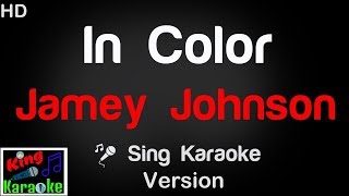 🎤 Jamey Johnson  In Color Karaoke Version  King Of Karaoke [upl. by Jaynell742]