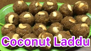 kobbari Undalu  kobbari Undalu in Telugu  Coconut Laddu  బెల్లంతో కొబ్బరి ఉండలు [upl. by Engleman]