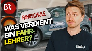 Fit für den Führerschein in der Fahrschule Das verdient ein Fahrlehrer  Lohnt sich das  BR [upl. by Htiekram]