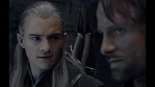 Why is Aragorn constantly looking to the left in this scene [upl. by Hguh391]