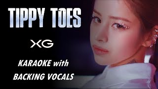 XG  TIPPY TOES  KARAOKE WITH BACKING VOCALS [upl. by Skerl]