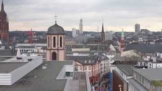 Frankfurt Skyline  Henninger Turm Wahrzeichen Frankfurt HD [upl. by Ylecara]