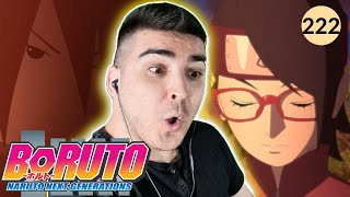 WHO IS GOING TO PASS SASUKES WISE WORDS BORUTO EPISODE 222 REACTION [upl. by Kelby]