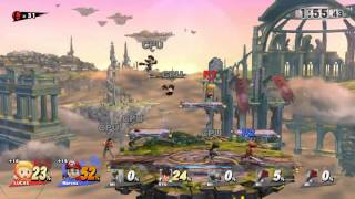 Super smash bros for wii u 3 minute multiman smash [upl. by Annek11]