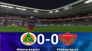 alanyaspor vs hatayspor 00  Turkiye Super League 2024  Today Match Highlights [upl. by Urbana]