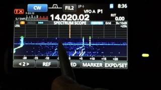 IC7300 Increasing Waterfall Sensitivity [upl. by Adnol]