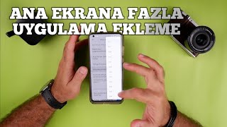 Ana Ekrana Daha Fazla Uygulama Ekleme Uygulama dizilişi değiştirme xiaomi redmi [upl. by Carbo581]