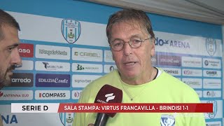 27 OTTOBRE 2024  SERIE D  SALA STAMPA VIRTUS FRANCAVILLA BRINDISI 11 [upl. by Siulegroj25]