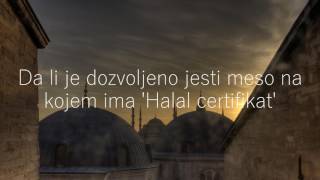 Da li je dozvoljeno jesti meso na kojem ima Halal certifikat  Dr Safet Kuduzović [upl. by Leihcim573]