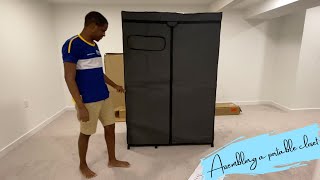 How to assemble a portable closet [upl. by Perseus]