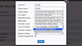 Medical Billing  Insurance Set Up  Free iPad EHR  drchrono [upl. by Artiek]