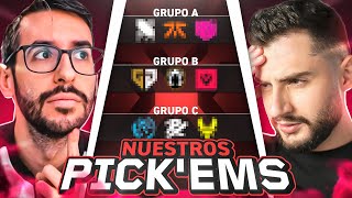 BLACK Y MIXWELL HACEN EL PICKEM DEL CHAMPIONS [upl. by Yebba]