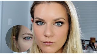 How To Hooded Eyes Makeup amp Eyeliner Tutorial amp Technique [upl. by Ahsratal57]