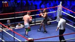 Gary Buckland Vs Innocent Anyanwu 21st of July 2012Newport S Wales FULL FIGHT [upl. by Zebada]