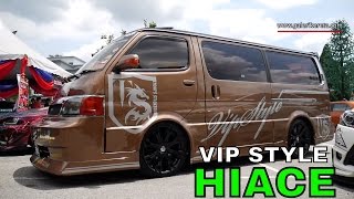 Toyota Hiace Modified Super Custom  Galeri Kereta [upl. by Inad]