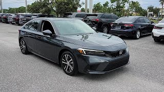 USED 2023 Honda Civic Hatchback LX at Johnson Honda of Stuart USED H24843A [upl. by Illene]