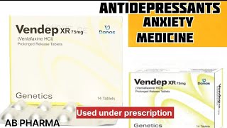 Vendep xR 75mg uses in Urdu  Antidepressant Drugs  venlafaxine uses in Urdu  Vendep medicine [upl. by Adnovoj]