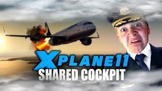 Shared Cockpit Kampf gegen das Wetter  X Plane 11 [upl. by Zak]