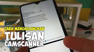 Cara Menghilangkan Tulisan Camscanner di Pdf [upl. by Adas]