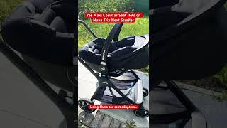 Maxi Cosi Car Seat x Nuna Triv Next Stroller  Finally Answered babycarriage pram nuna maxicosi [upl. by Yellek]