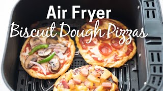 Air Fryer Grands Biscuit Dough Pizzas [upl. by Yerak]