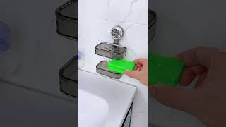 Suction Cup Soap Dish  Keep Your Soap Dry and Organized with Easy Installation [upl. by Brunella]