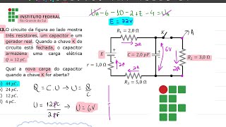 FÍSICA PARA CONCURSOS  QUESTÃO CONCURSO PROFESSOR IFSul [upl. by Wall]