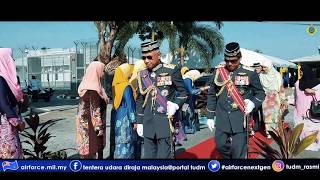 ISTIADAT PERBARISAN PENYAMPAIAN SAYAP PENERBANGAN TUDM KOLEJ TENTERA UDARA  6 APRIL 19 [upl. by Andrej]