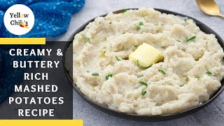 Creamy Mashed Potatoes Recipe  The Ultimate Buttery Comfort Food [upl. by Chyou901]