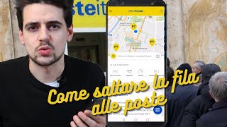 Prenota ticket POSTE ITALIANE  come funziona e come SALTARE LA FILA [upl. by Gall]