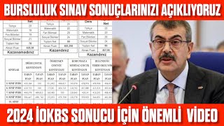 BURSLULUK SINAV SONUÇLARINIZI AÇIKLIYORUZ [upl. by Hoes3]