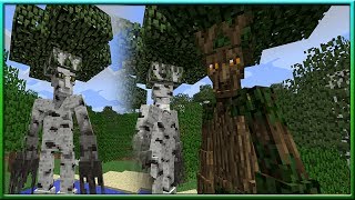 Minecraft Walking Tree Giants Amazing Mod MUST SEE [upl. by Koh]