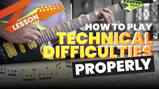 How to play Technical Difficulties Properly with Tabs [upl. by Jehial]