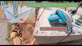 Metal Building Sheeting Ledge [upl. by Sonahpets]