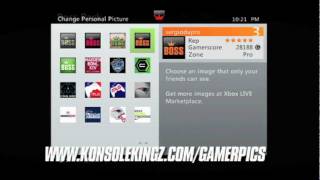 How to Download and Set The Boss pack Gamerpics on Xbox Live [upl. by Kilbride]